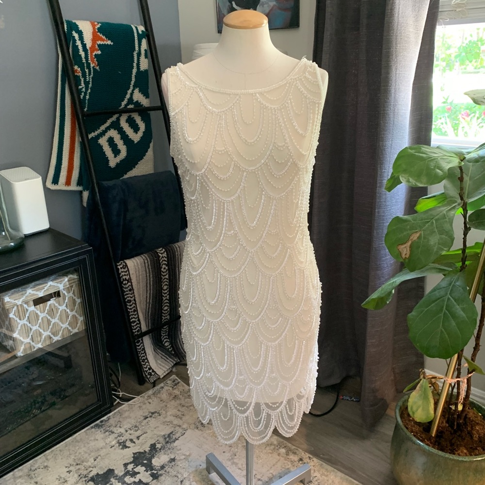 Pisarro Nights beaded dress